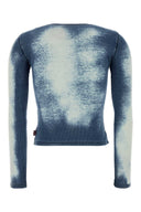 Diesel Blue Stretch Cotton T Gabriel Cardigan