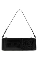 Diesel Black Synthetic Leather Flag D Shoulder Bag