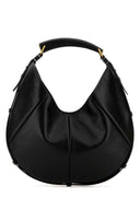 Saint Laurent Black Leather Medium Mombasa Shoulder Bag