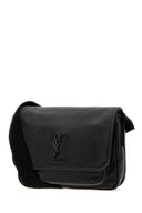 Saint Laurent Black Leather Messenger Niki Crossbody Bag
