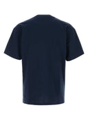 Saint Laurent Dark Blue Piquet T Shirt
