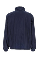Saint Laurent Navy Blue Nylon Windbreaker