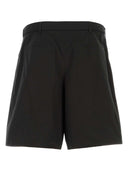 Saint Laurent Black Poplin Bermuda Shorts