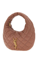 Saint Laurent Antiqued Pink Nappa Leather Icarino Shoulder Bag