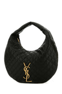 Saint Laurent Black Nappa Leather Icare Shoulder Bag