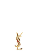 Saint Laurent Gold Metal Cassandre Pin