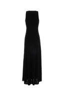 Saint Laurent Black Viscose Blend Dress