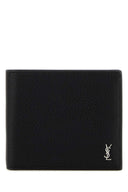 Saint Laurent Black Leather Wallet