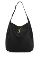 Saint Laurent Black Leather Large Le 5 ã  7 Shoulder Bag