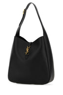 Saint Laurent Black Leather Large Le 5 ã  7 Shoulder Bag