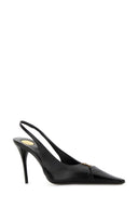 Saint Laurent Black Leather Babylone 90 Pumps