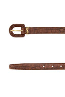 Saint Laurent Brown Leather Belt