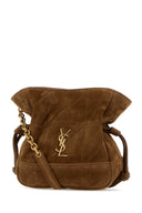 Saint Laurent Brown Suede Mini Jamie Bucket Bag