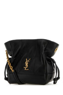 Saint Laurent Black Leather Mini Jamie Bucket Bag