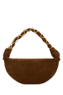 Saint Laurent Brown Suede Amalia Shoulder Bag
