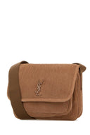 Saint Laurent Biscuit Nabuk Crossbody Bag