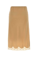 Saint Laurent Skin Pink Crepe Skirt