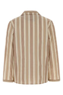 Saint Laurent Embroidered Cotton Shirt