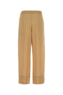 Pantalón de seda bordado de Saint Laurent