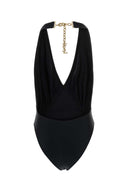 Saint Laurent Black Stretch Nylon Swimsuit