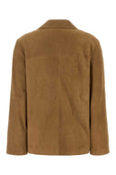 Saint Laurent Beige Suede Jacket