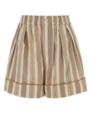 Saint Laurent bestickte Baumwollshorts