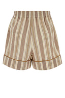 Saint Laurent bestickte Baumwollshorts