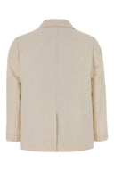 Brunello Cucinelli Ivory Jersey Blazer