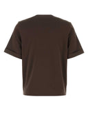 Brunello Cucinelli Brown Cotton T Shirt