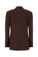 Brunello Cucinelli Brown Jersey Blazer