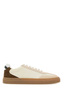 Brunello Cucinelli Multicolor Fabric And Suede Sneakers