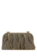 Benedetta Bruzziches Embellished Fabric Large Venus Clutch