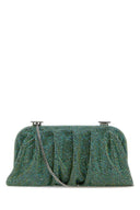 Benedetta Bruzziches Embellished Fabric Large Venus Clutch