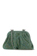 Benedetta Bruzziches Embellished Fabric Small Venus Clutch