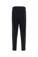 Cellar Door Navy Blue Stretch Jersey Wide Leg Ezio Pant