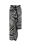 Blumarine Printed Twill Skirt