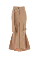 Gonna in denim rosa chiaro Blumarine