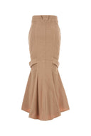 Gonna in denim rosa chiaro Blumarine