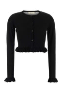 Cardigan Blumarine in misto viscosa nero