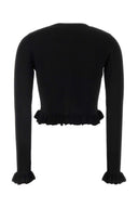 Cardigan Blumarine in misto viscosa nero