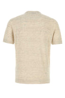 Brunello Cucinelli Melange Sand Linen Blend Sweater
