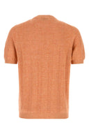 Brunello Cucinelli Orange Knit T Shirt