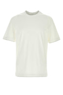 Brunello Cucinelli Camiseta de algodón blanca