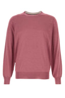 Brunello Cucinelli Jersey de mezcla de cachemira rosa oscuro