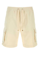 Brunello Cucinelli Cream Cotton Bermuda Shorts