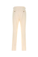 Brunello Cucinelli Ivory Cotton Pant