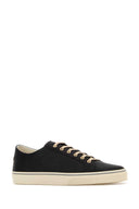 Brunello Cucinelli Black Leather Sneakers