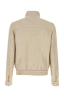 Brunello Cucinelli Beige Silk Blend Jacket