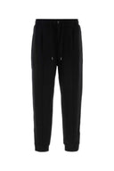 Brunello Cucinelli Black Cotton Blend Joggers