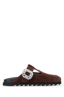 Roger Vivier Slidy Viv 클로즈드 T 스트랩 뮬